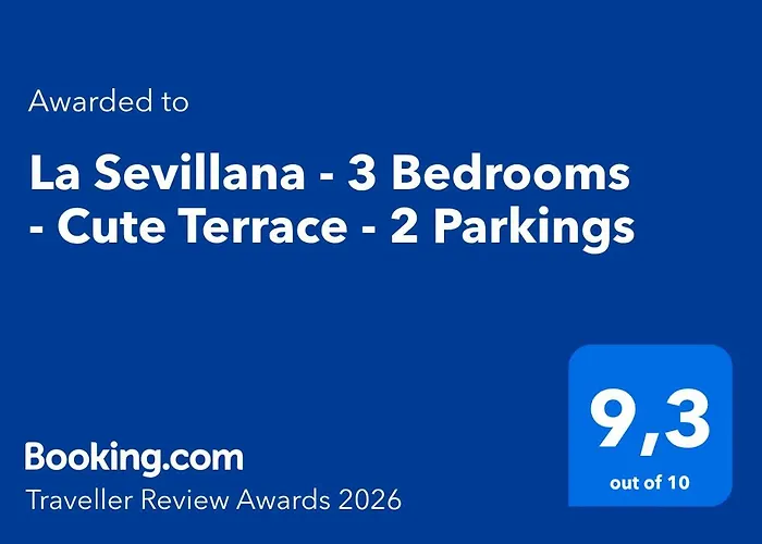 La Sevillana - 3 Bedrooms - Cute Terrace - 2 Parkings Appartamento